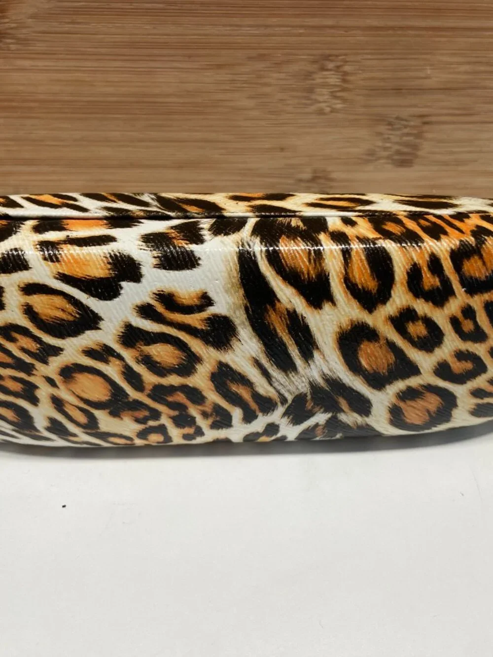 Carlos by Carlos Santana Tortoise Pink Oval Eyeglasses w/ Leopard Case
